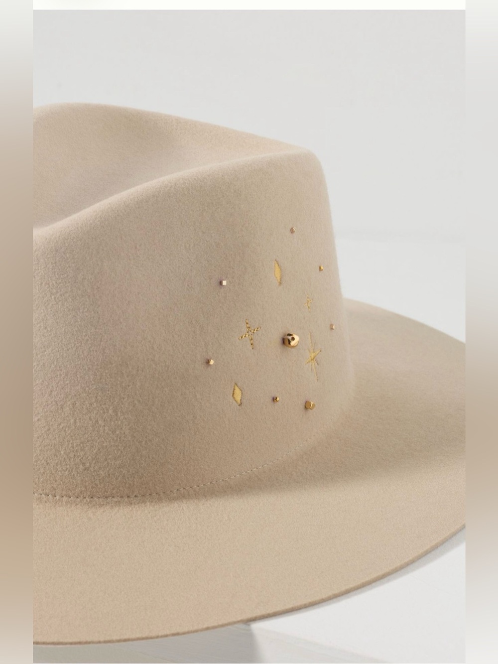 Free People x Van Palma Luna Rancher Hat in Ivory